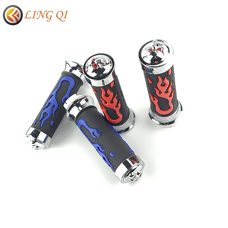 Резиновая пористая резная Нескользящая накладка на руль мотоцикла 22 мм|Руль