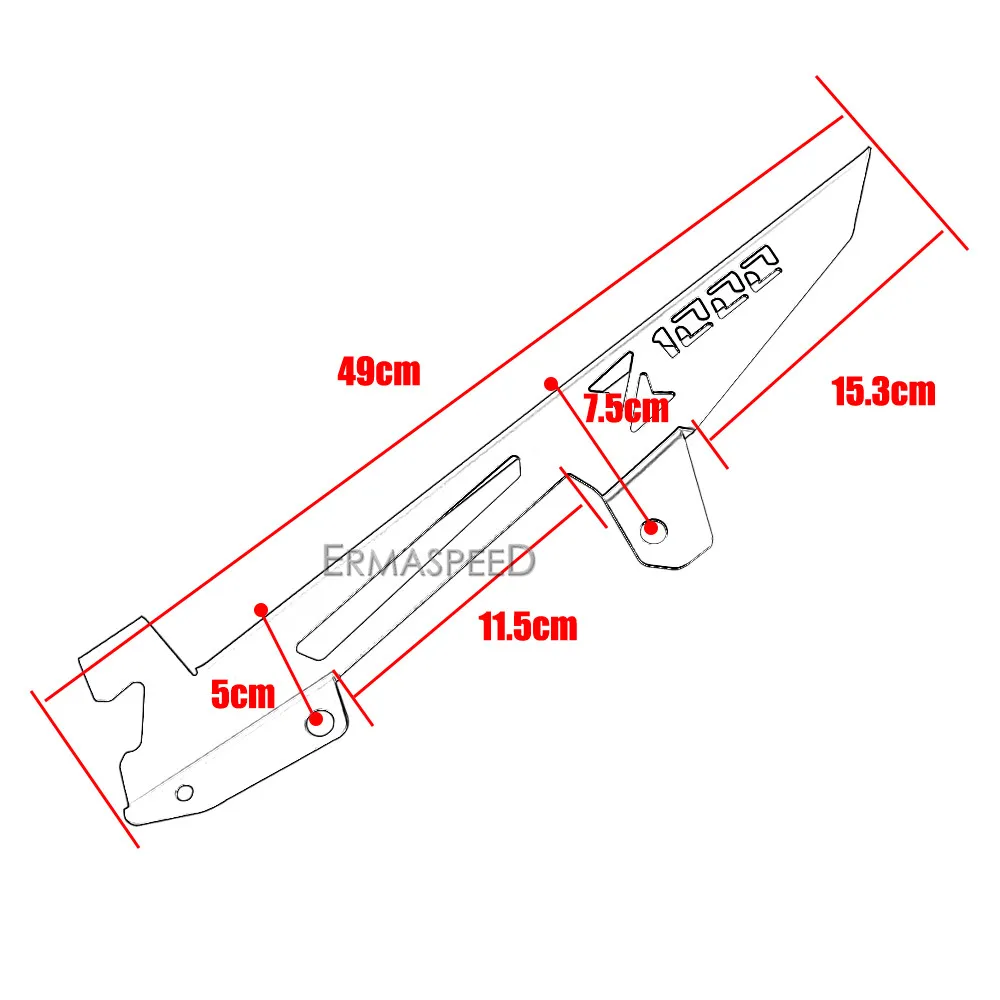 

Z1000 Z1000SX CNC Aluminum Motorcycle Chain Cover Protective Decorate Guard Motorbike Accessories For Kawasaki Z1000 Z1000SX