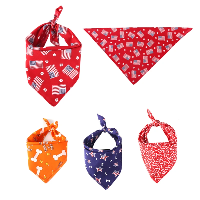 

Fashion Pet Dog Bandana Cloth Puppy Dog Bandana Bibs Scarf Collar Washable Kerchief Bow Tie Pet Grooming Accessories