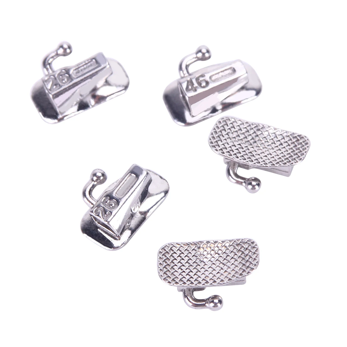 20 наборов = 80 шт./кор. зубная букальная трубка нетрансформируемая склеивающая