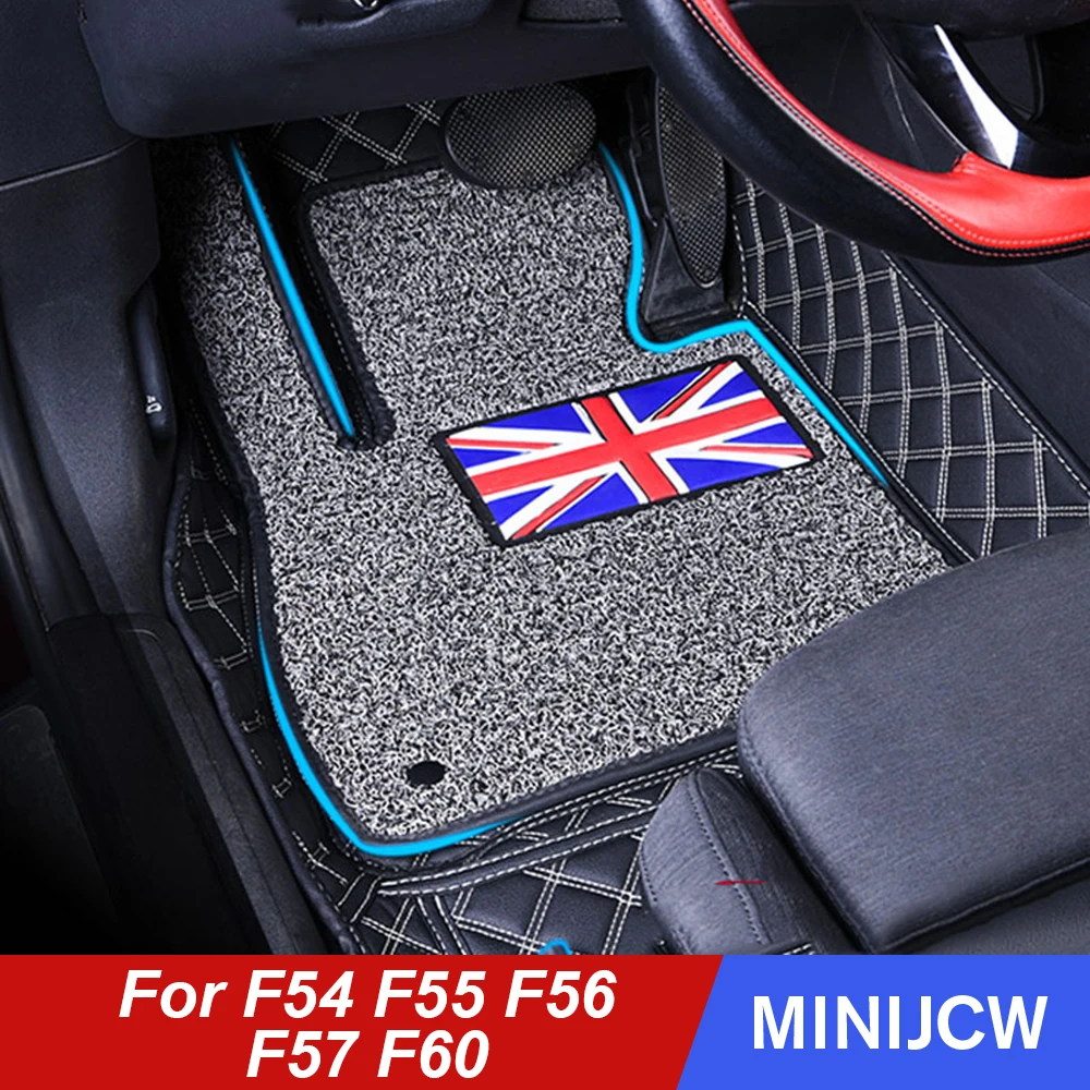 1 компл. Автомобильный Стайлинг пол грязные коврики коврик ковер для Mini Cooper One S JCW Clubman F54 F55 F56 F60 земляк автомобильные аксессуары
