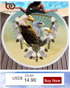 BeddingOutlet орлы Постельное белье 3D море печатных пододеяльник двойной для взрослых детей покрывало постановочная фотография постельное белье, комплект из 3 предметов