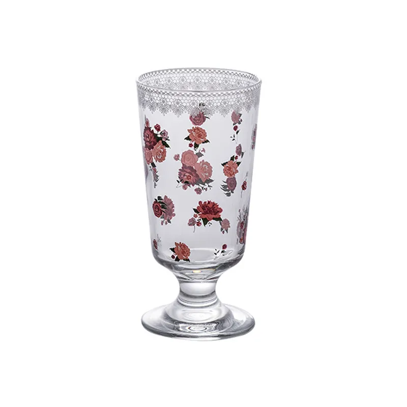 

Glass goblet Japanese ins wind creative personality heart bubble wine cocktail glass cup girl home small and pure and fresh