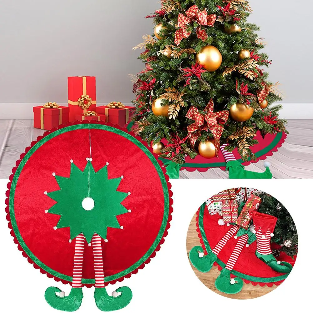 

Юбка в виде рождественской елки, юбка в виде ног эльфа, юбка в виде рождественской елки, украшение для дома на рождественскую елку, новый год ...