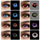 Цветные контактные линзы EYESHARE для глаз, 2 шт., голубые аниме, косплей, цветные линзы ed, 15 цветов, Цвет s, красота, макияж, фотолинзы