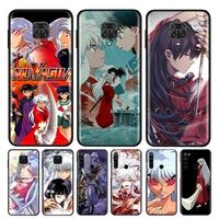 inuyasha anime silicone cover for xiaomi redmi note 10 10s 9 9s pro max 9t 8t 8 7 6 5 pro 5a phone case