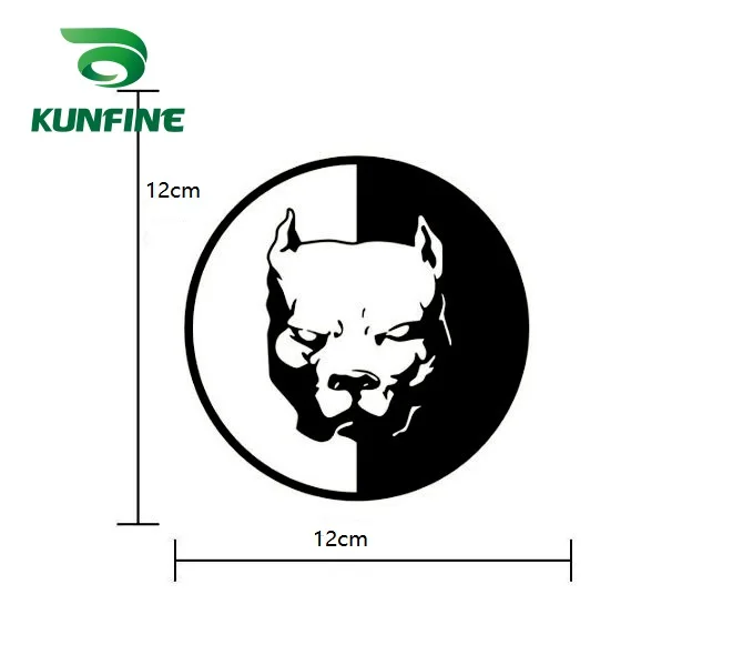 KUNFINE наклейка для стайлинга автомобиля Pitbull super hero стикер на машину с собакой
