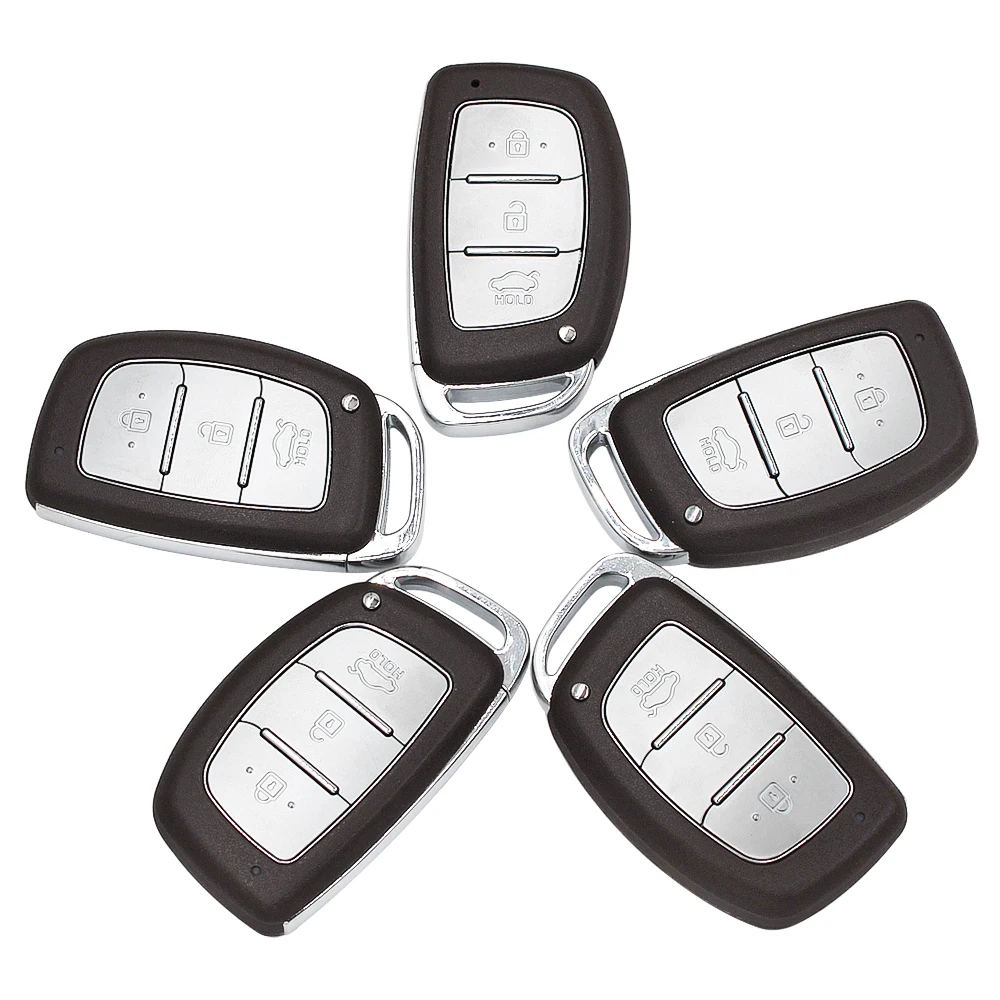 Бесключевой пульт с 3 кнопками FSK433,92МГц ID47 CHIP для Hyundai Tucson 2016 PN: 95440-D3000 с лезвием HY22.