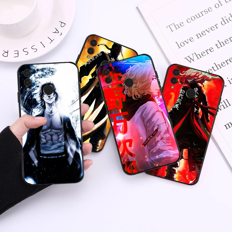 

Japanese Anime Tokyo Revengers Phone Case For Huawei Honor 7X 8X 8C 9 V9 9X 10 V10 10i V20 20i 30 Pro Soft silicone Cover Fundas