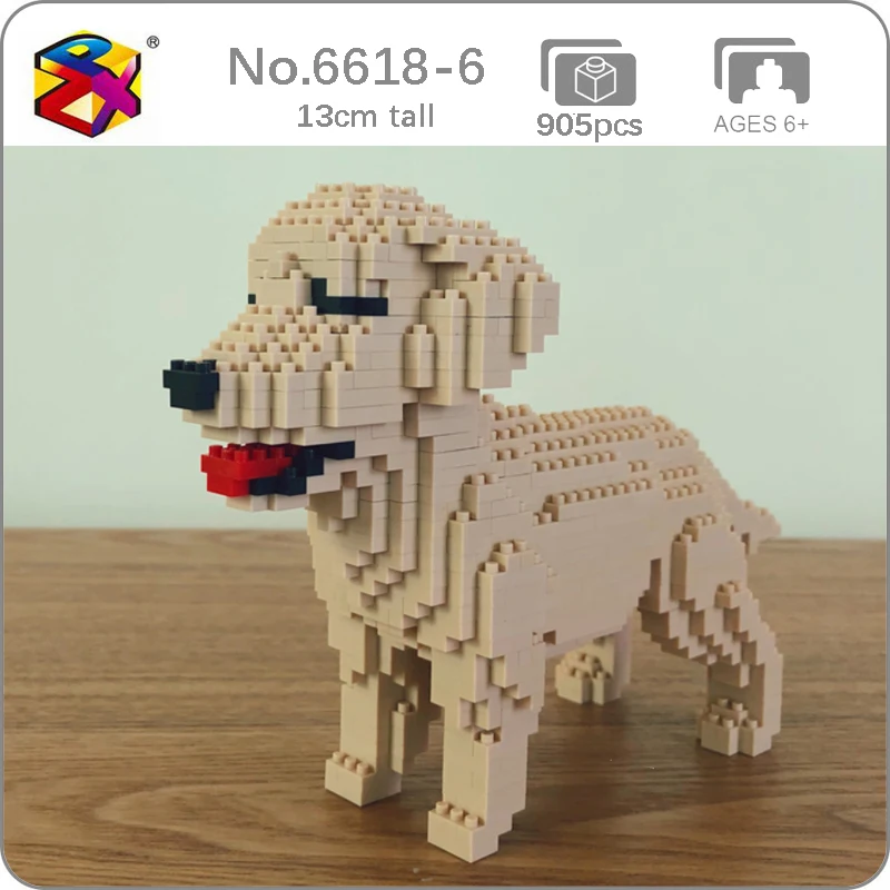 BS 6618 6 золотистый ретривер собака животное домашнее 3D модель 905 шт. Сделай Сам