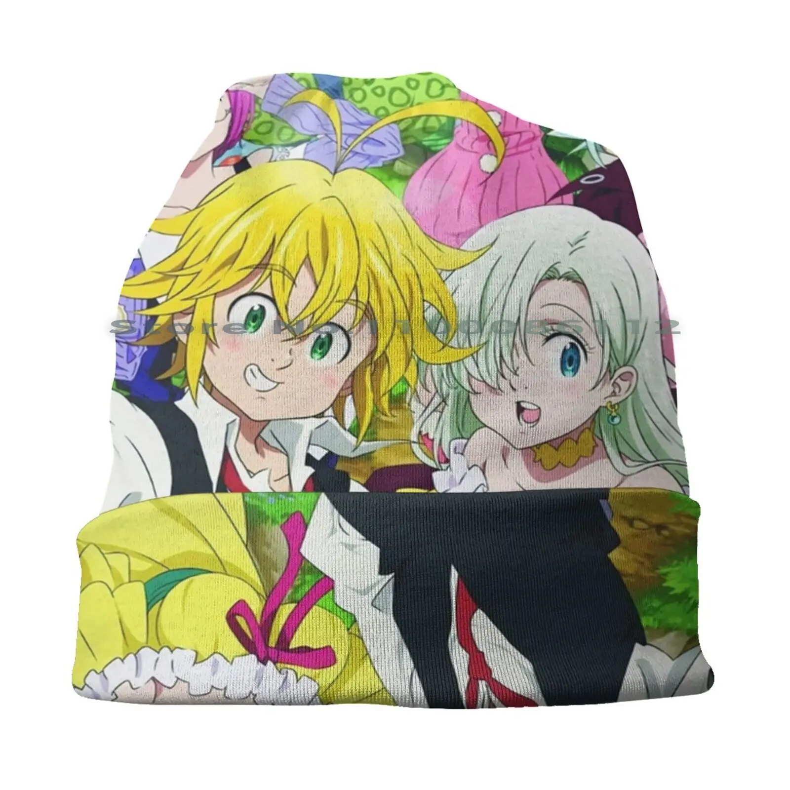 Вязаная Шапка-бини с рисунком аниме Nanatsu японская вибу Алиса Асуна Кирито эугео