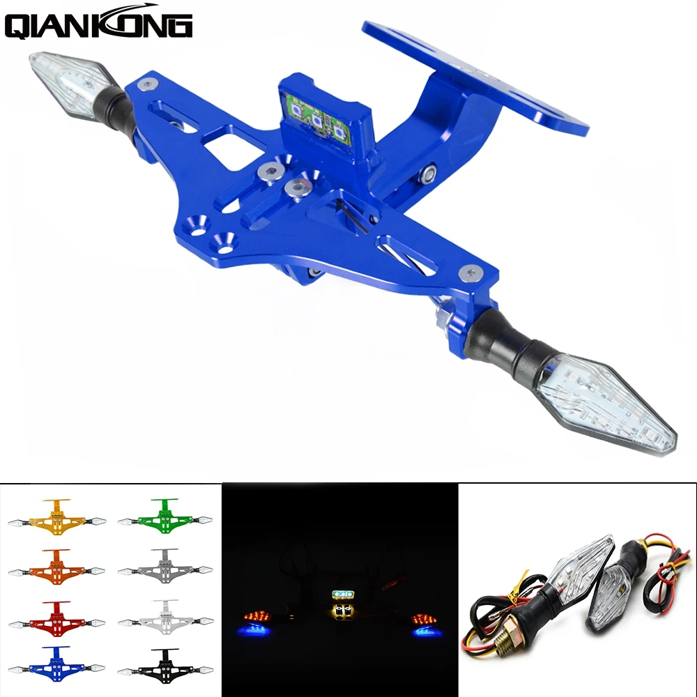 Алюминиевая рама для номерного знака мотоцикла с регулируемым углом YAMAHA YZF R1 R6 2005