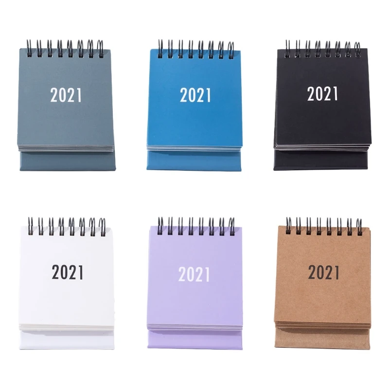 Настольный мини календарь 2021 стоящий флип 2020 стол/настенный для планирования