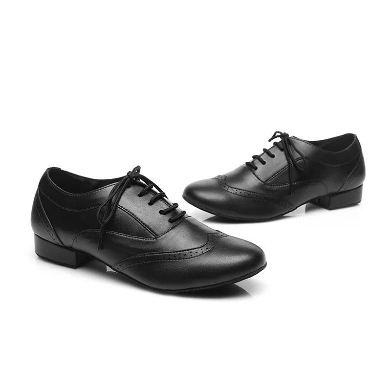 Мужские Танцевальные Туфли DKZSYIM для мальчиков черные туфли на низком каблуке