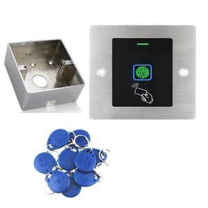 Waterproof IP66 100 Users Metal Biometric Fingerprint Access Control
System Rfid 125khz Reader Door Access Control