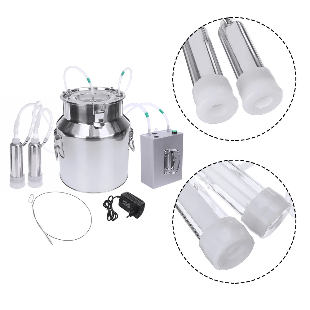 14л Модернизированный доильный аппарат с двойной головкой для козьей коровы