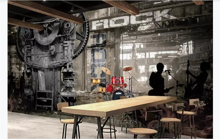 Креативные художественные 3D обои с изображением кирпича настенные фрески для