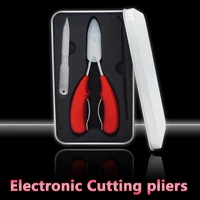3d printed model pruning pliers electrical wire cable cutters cutting side snips stainless steel sharp nose diagonal pliers tool