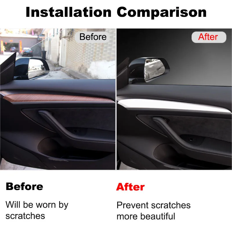 Для Tesla Model 3 2021 модель Y отделка межкомнатной двери модификация автомобиля