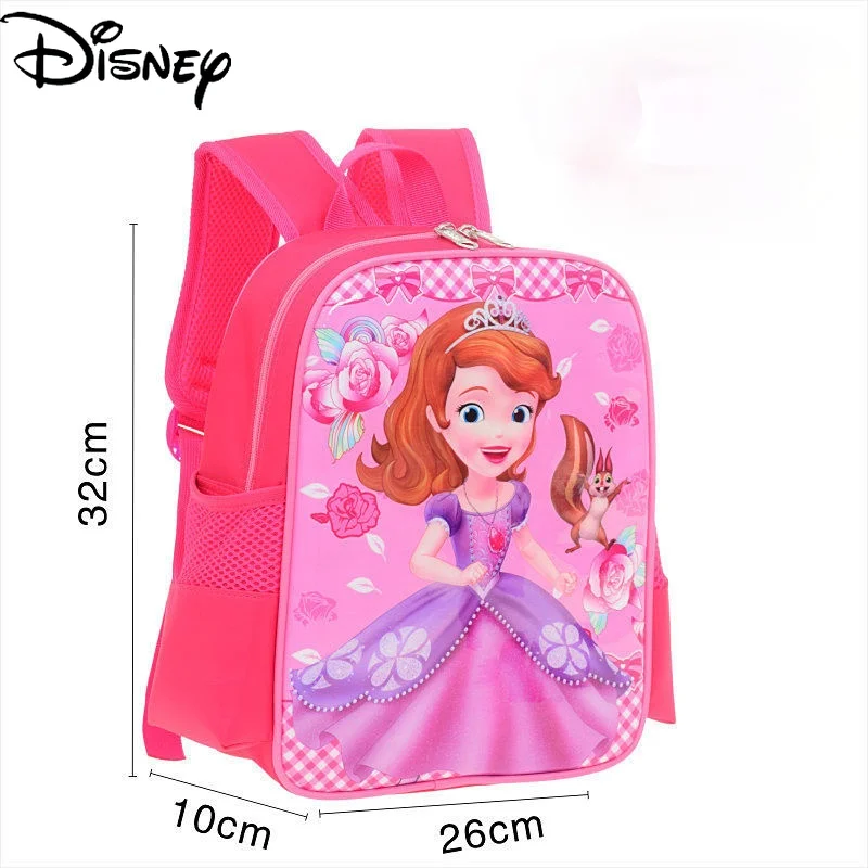 

Disney Fashion New Cartoon Print Backpack Simple Wear-resistant Waterproof Children's Fresh and Sweet School Bag