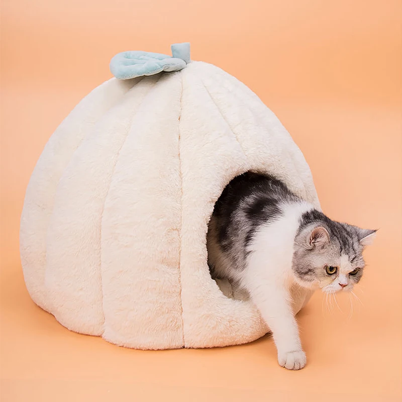 Складная и съемная кровать для кошек самонагревающийся домик домашних собак с