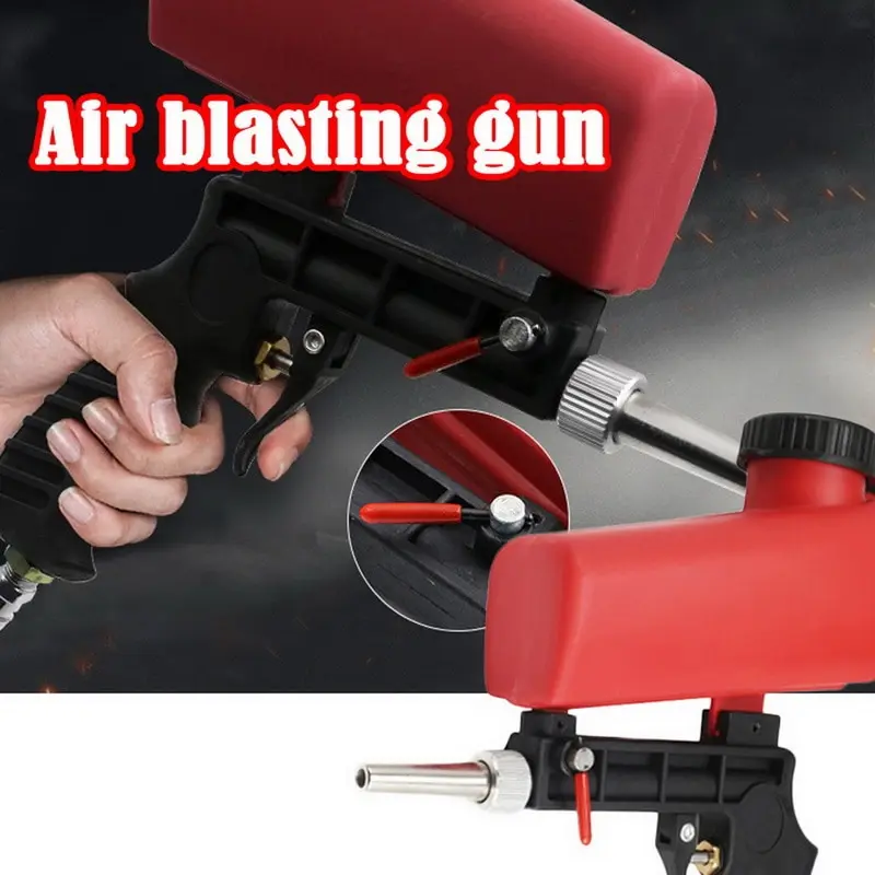Portable Sandblasting Guns 90psi Adjustable Small Air Blasting Machine Derusting Spray Set | Инструменты