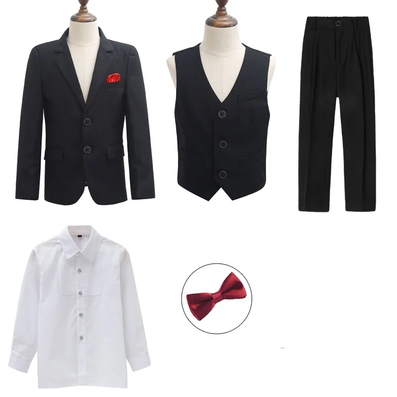 От 2 до 14 лет для маленьких мальчиков деловой костюм с пиджаком Детская куртка