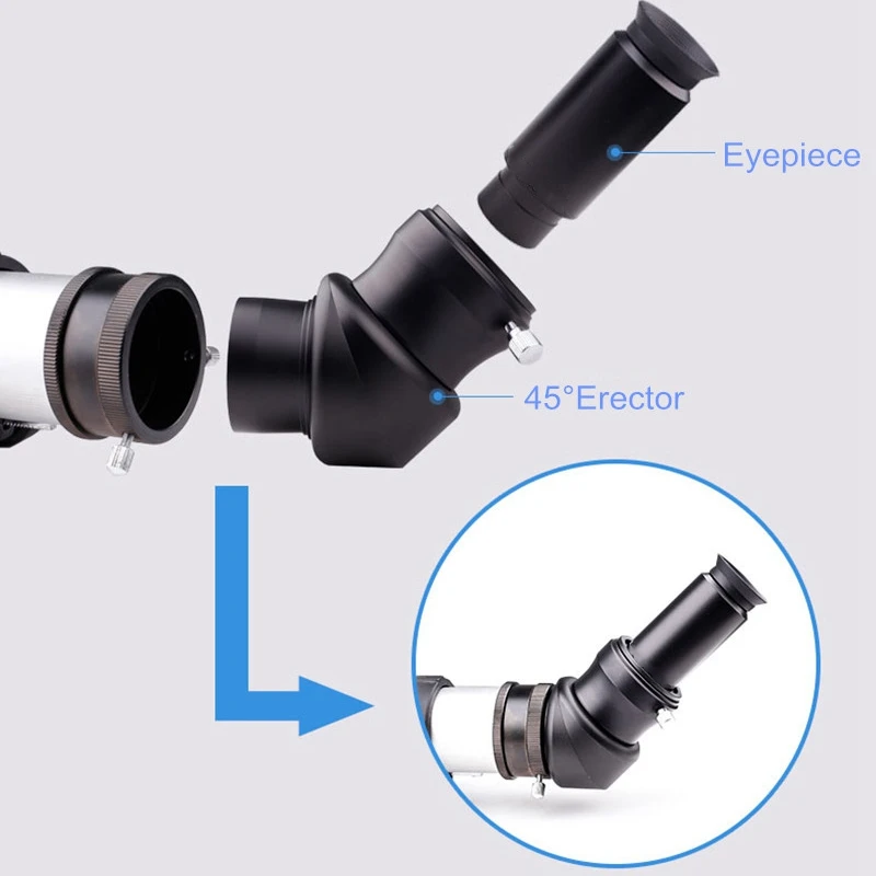 2 дюйма для установки Ie Призма 45 градусная металлическая Диагональ Угловое