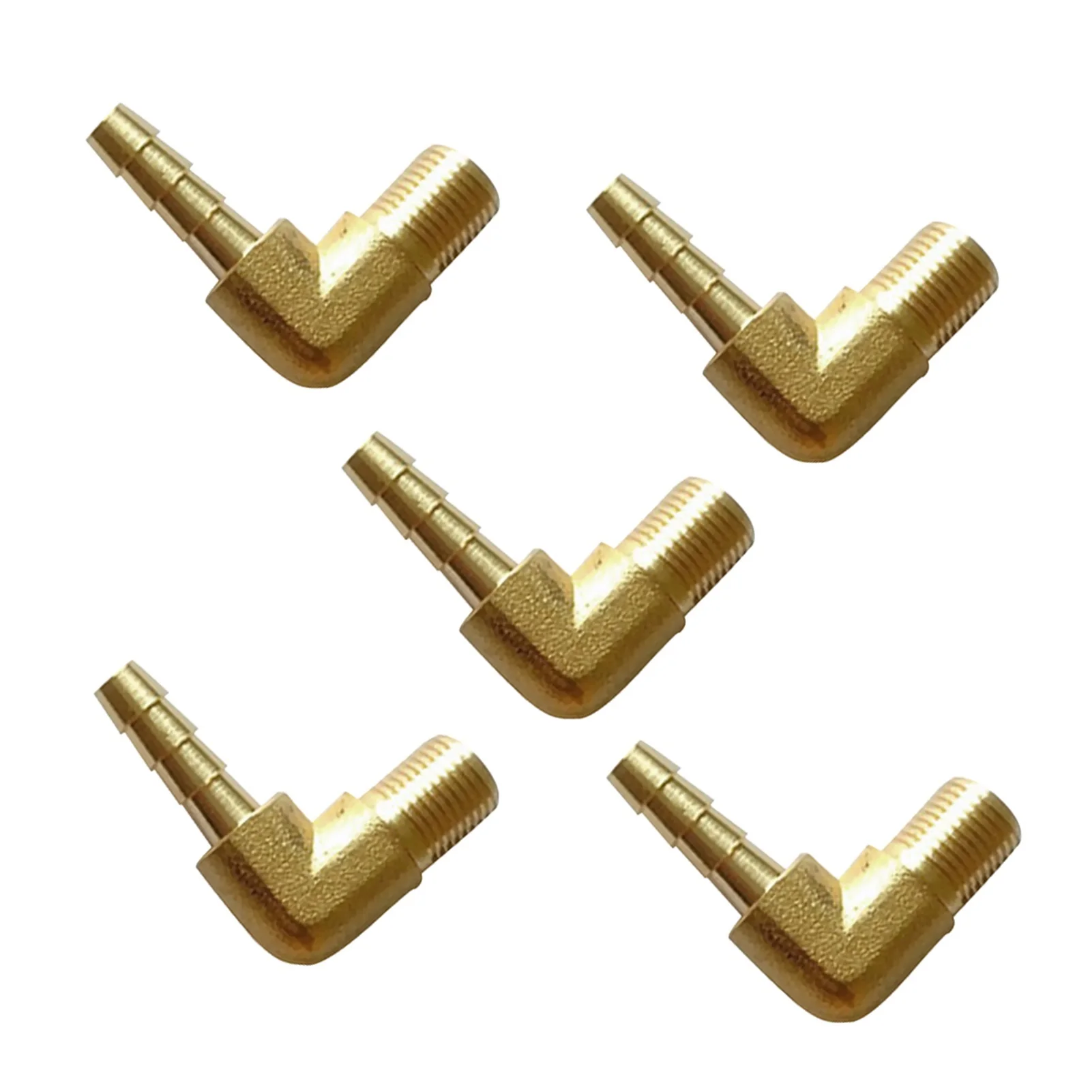 

5 шт 1/8 BSP до 6 мм латунный L-образный Штекерный коленчатый штуцер для шланга
