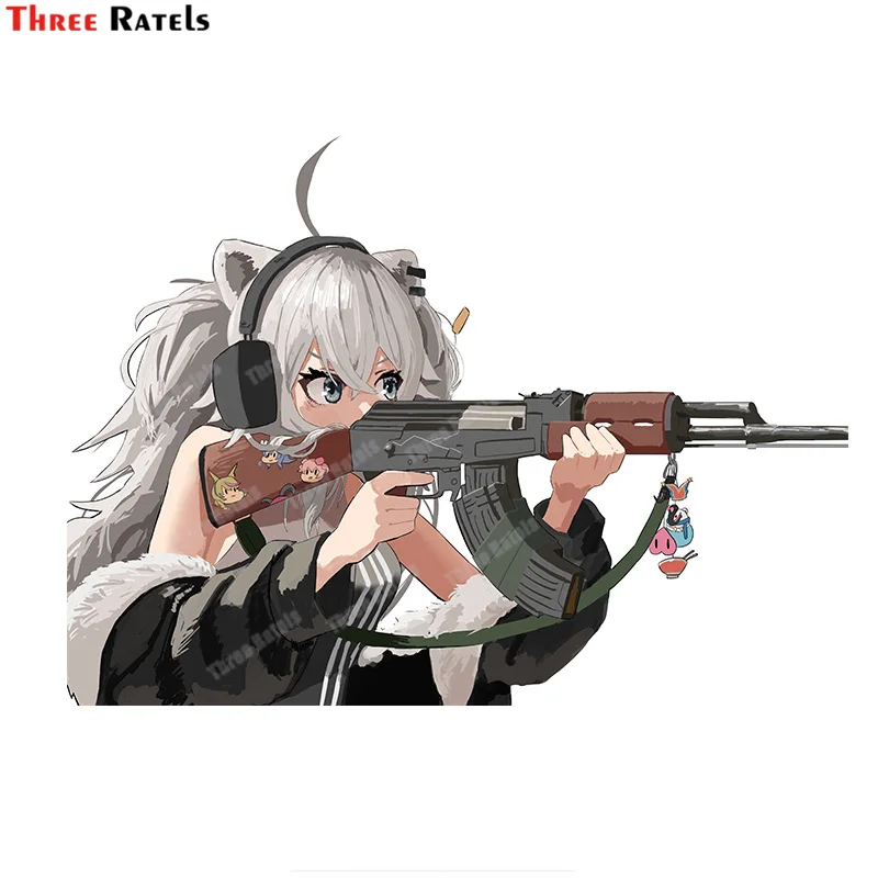 

Three Ratels A470 Shishiro Botan Yukihana Lamy Omaru Polka Momosuzu Cool Anime Sticker Vinyl Waterproof Decorative Decal