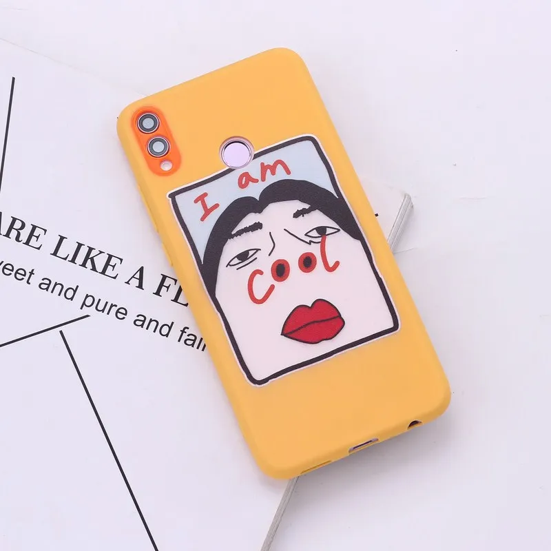 For Huawei Mate 20 P30 P20 Pro Lite Nova 5 Honor 9x 8x I AM COOL Girl Memes Camera Protect Soft TPU Phone Case Cover |