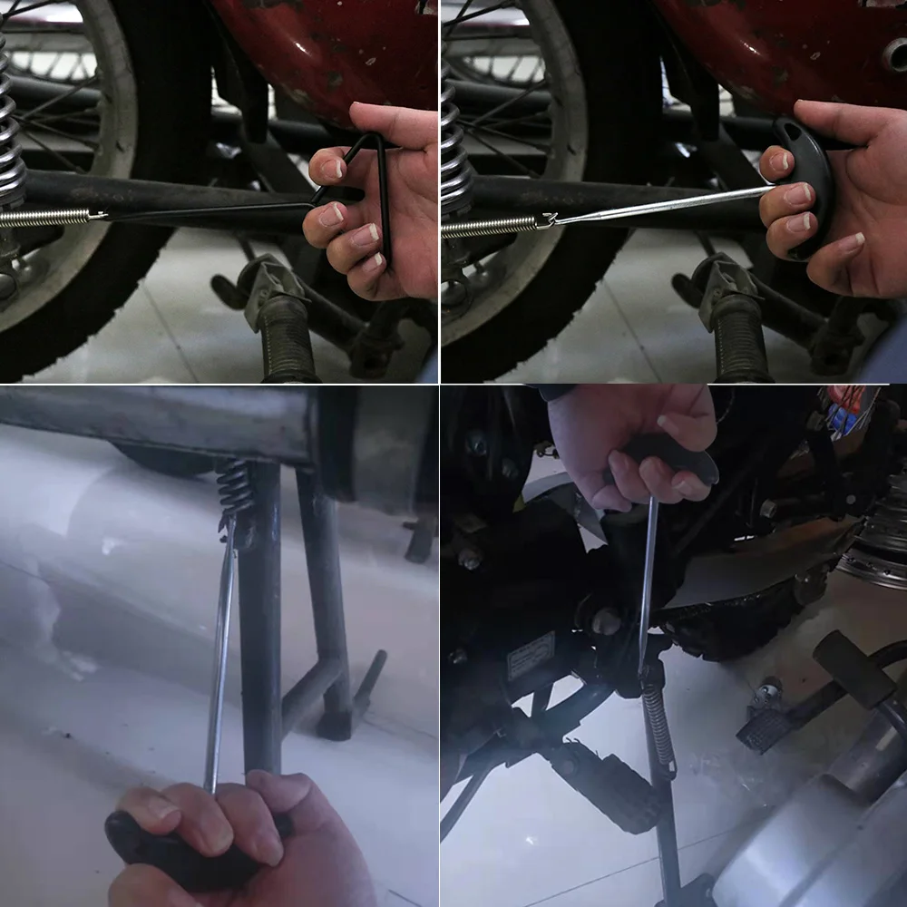 

Alconstar Universal Motorcycle Stainless Steel Exhaust Pipe Stand Spring Hook Puller Tool For Motocross Dirt Bike ATV Scooters