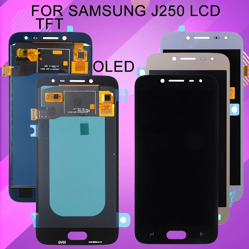 OLED-дисплей J2 2018 для Samsung Galaxy J250 ЖК-дисплей с сенсорным экраном и дигитайзером Pro в