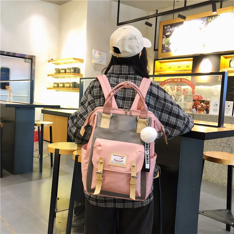 Рюкзак для девочек школьный ранец женская сумка на плечо старшеклассников