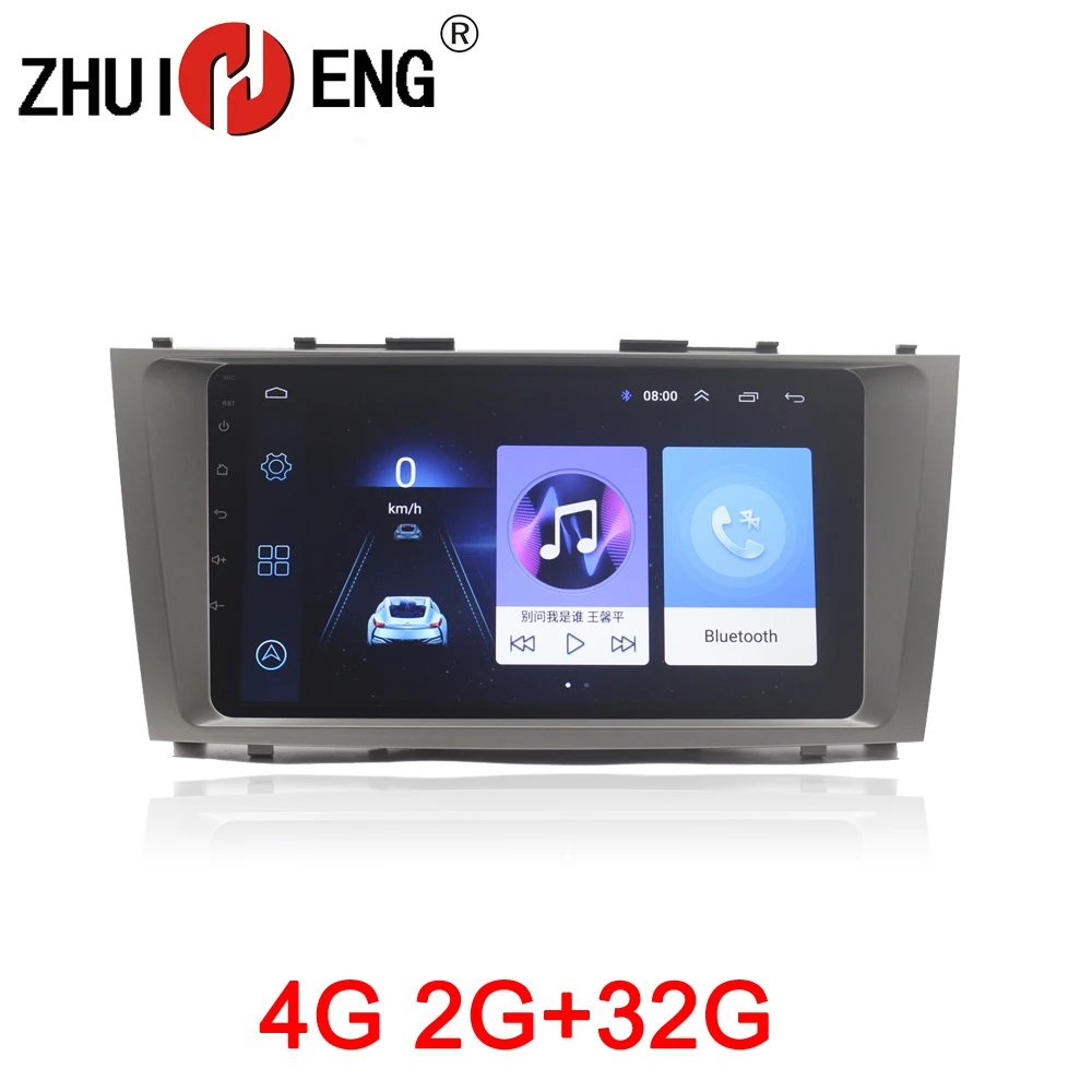 Автомагнитола ZHUIHENG 2 din для Toyota Camry AURION V40 2006 2011 dvd плеер с GPS navi автомобильные