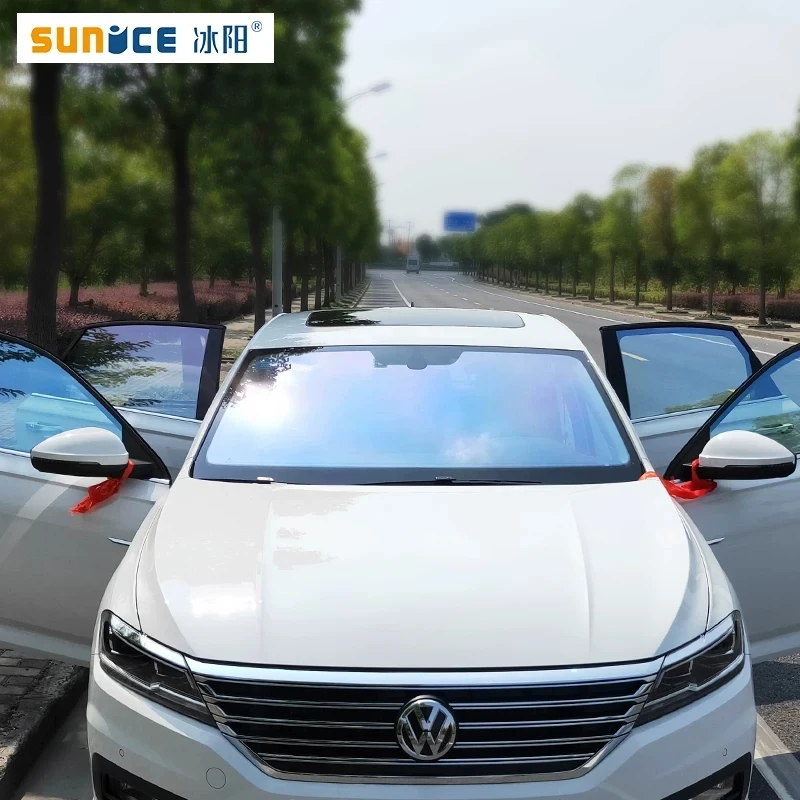 SUNICE 100*400 см тонировка на окно автомобиля 65% VLT Хамелеон оттенок для лобового