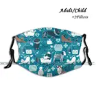 Маска для лица ветеринарная, многоразовая, сменная, регулируемая