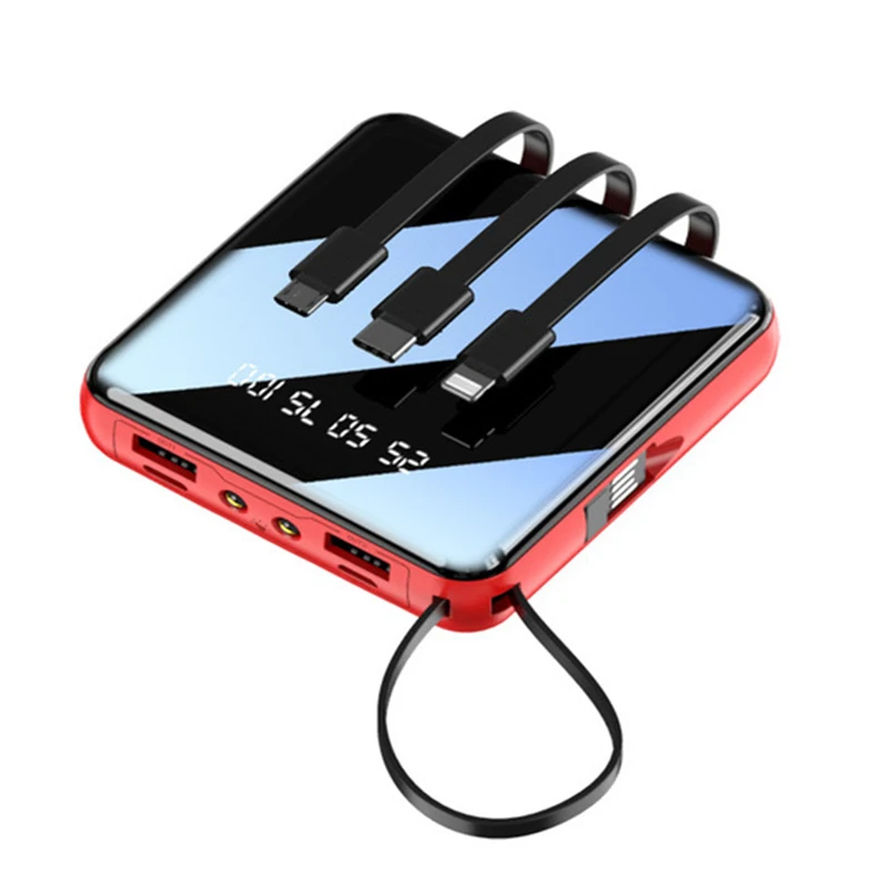 

20000mAh Mini Power Bank Portable Charger Powerbank External Battery Pack Power Bank for iPhone Xiaomi Huawei Samsung Poverbank