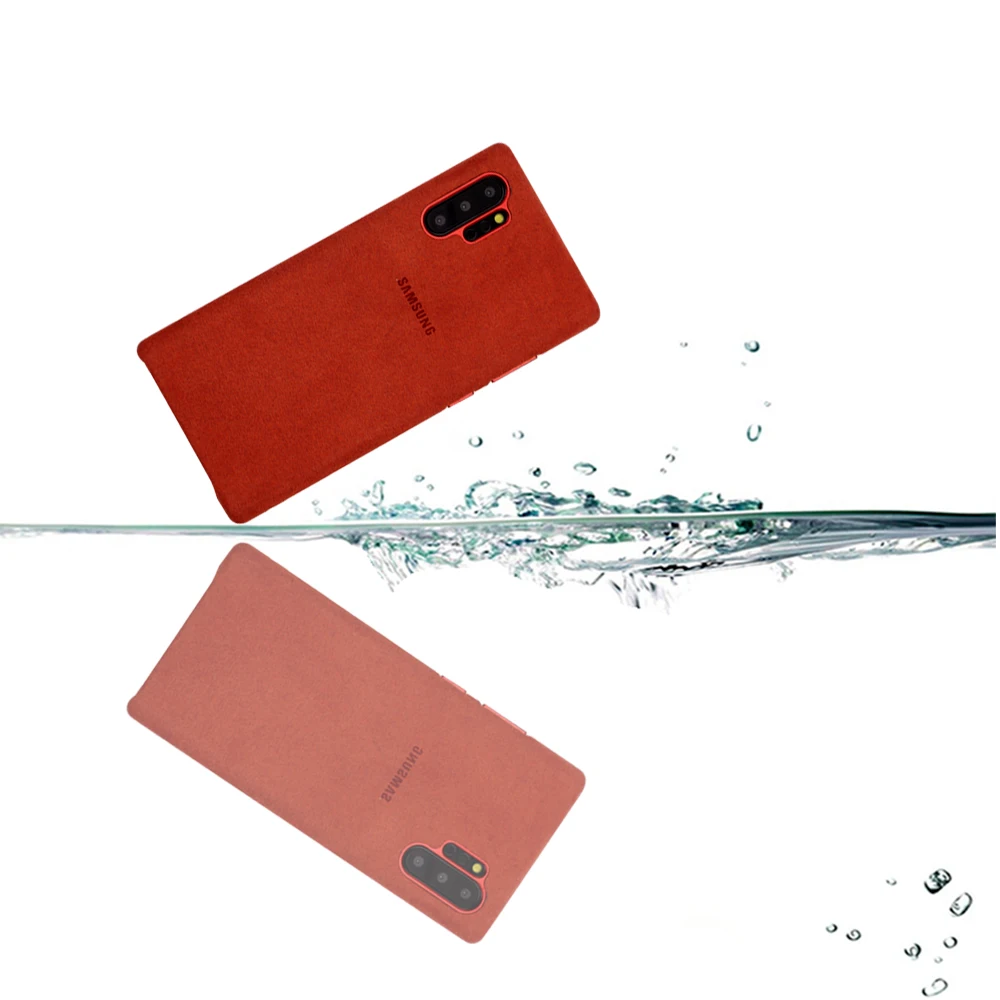 original samsung note 10 plus luxury leather phone case suede protecter back cover shell for samsung galaxy note 10 note10 pro free global shipping