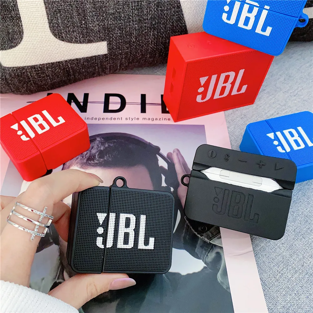 Креативная Беспроводная Bluetooth гарнитура с динамиком защитный чехол для Airpods 1 2 Pro