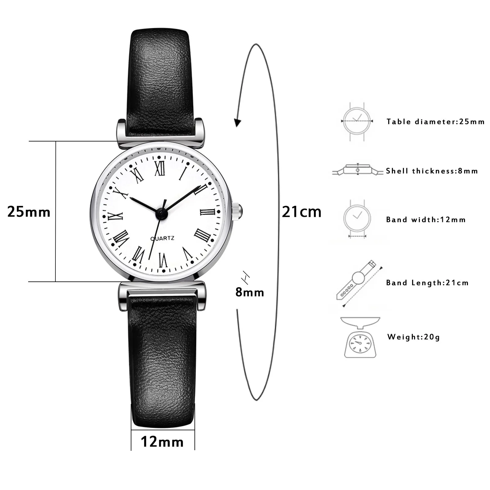 

Luxury Temperament Ladies Belt Watch Analog Arabic Digital Quartz Watch Watches For Women Women Fashion Watches New