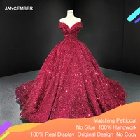 j66742 jancember sequin shiny evening dress ball gown sweetheart off the shoulder lace up red evening gowns 2020 %d0%b2%d0%b5%d1%87%d0%b5%d1%80%d0%bd%d0%b5%d0%b5 %d0%bf%d0%bb%d0%b0%d1%82%d1%8c%d0%b5