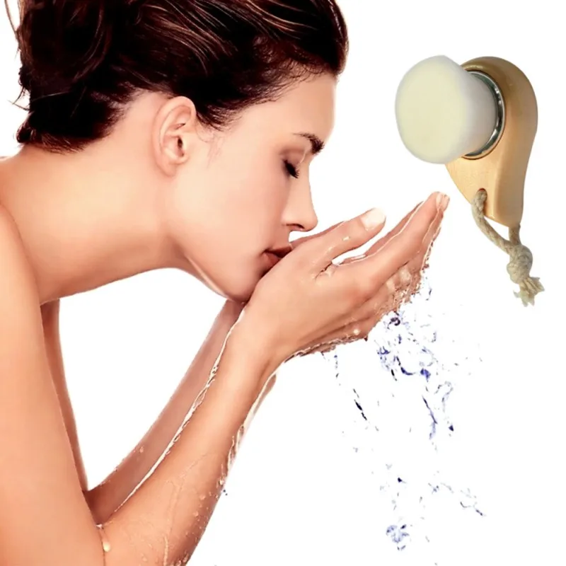 Щетка для очистки лица умывания глубокое очищение кожи уход за порами массажер