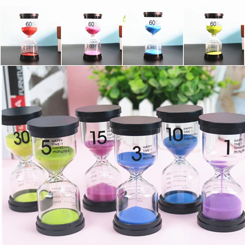 

Hourglass 45/60 Minutes Timer Sand Clock Glass Hourglass Kids Gift Sand Watch Clock Kitchen Timer Home Decoration Accessories
