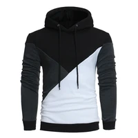 2021 new fashion mens casual fashion street personalized color matching hoodie