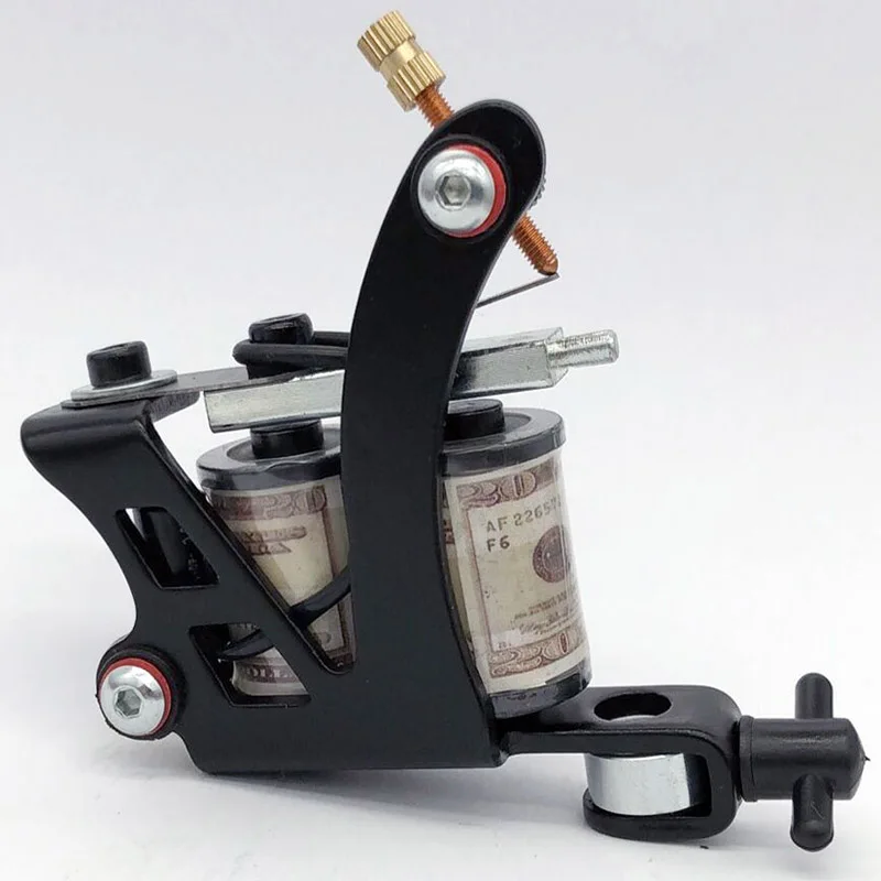 

New 10 Wraps Coil Tattoo Machine Tattoo Apprentice Machine Gun for Tattoo Beginner Liner and Shader Free Shipping