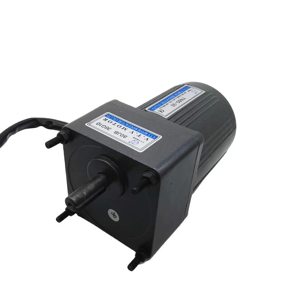 YN80-25/80JB60G10 25 Вт 110 В переменного тока 50/60 Гц маленький 3 провода мотор-редуктор с 1: 60