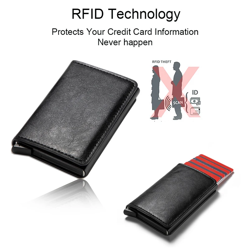 Анти Rfid слайд кредитной держатель для карт Для мужчин Алюминиева карточного