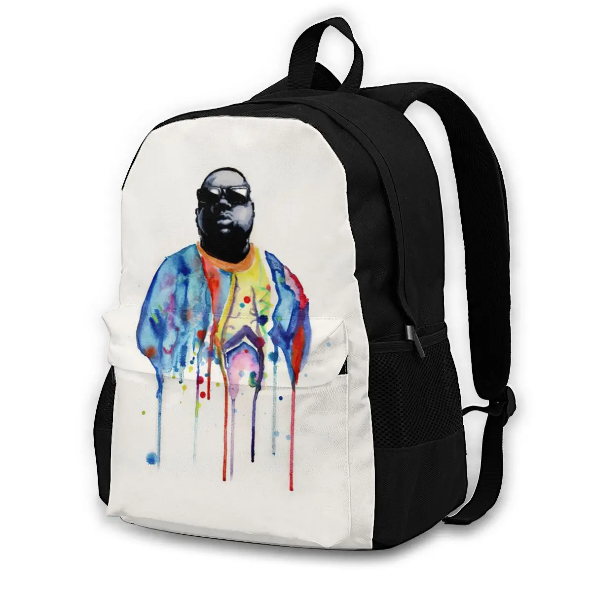 

Notorious Big Backpacks Streetwear Polyester Picnic Backpack Teenage Soft Bags