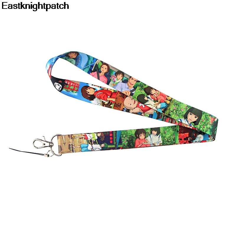 Забавный ремешок на шею с мультипликационным захватом ремешком для ключей